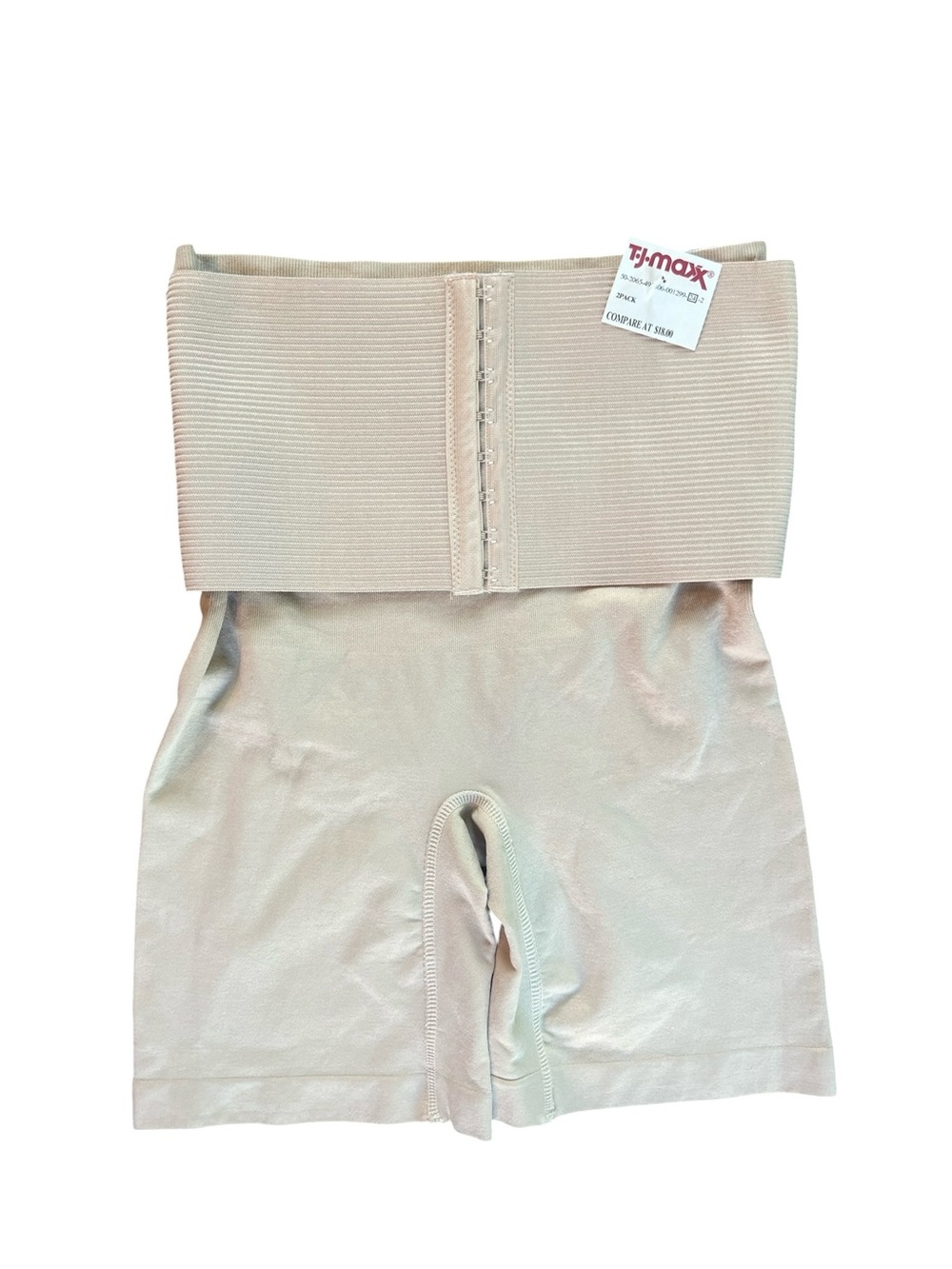 Skinnygirl Beige Waist Cincher Shaping Shorts